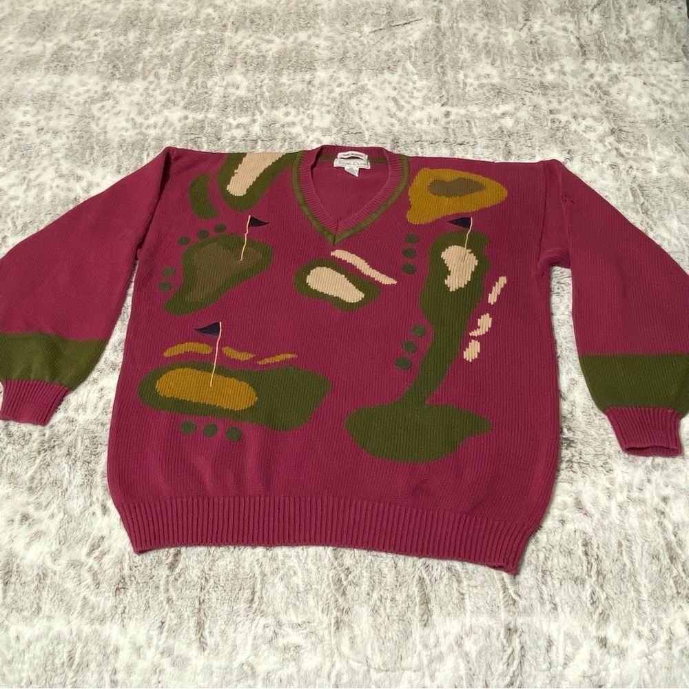 Vintage Izod Men’s Golf Knit Sweater